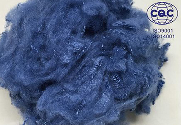 What is the relationship between polyester staple fiber and chemical fiber?